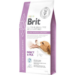 Brit Vetenirary Diet Gluten & Grain Free Ultra-Hypoallergenic with Insect & Pea 12kg