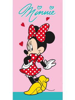 Borea Minnie Love Παιδική Πετσέτα Θαλάσσης Microfiber Ροζ 70x140cm