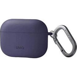 Uniq Θήκη Σιλικόνης με Γάντζο για Apple AirPods Pro 2 Μωβ