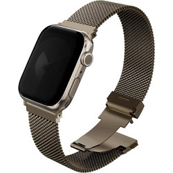 Uniq Dante Pro Λουράκι Μεταλλικό Gold (Apple Watch 38 / 40 / 41 / 42mm)