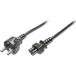 Digitus AK-440103-018-S Καλώδιο Τροφοδοσίας Schuko to IEC C5 1.8m
