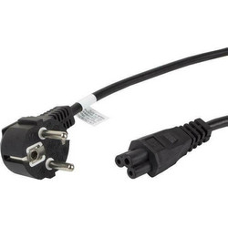 Lanberg CA-C5CA-11CC-0018-BK Καλώδιο Τροφοδοσίας Schuko to IEC C5 1.8m