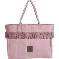 Greenwich Polo Club Essential Υφασμάτινη Τσάντα Θαλάσσης Ώμου Ροζ 36x46cm 4085