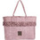 Greenwich Polo Club Essential Υφασμάτινη Τσάντα Θαλάσσης Ώμου Ροζ 36x46cm 4085