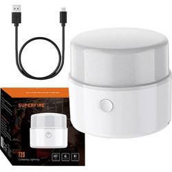 Superfire T20 Επαναφορτιζόμενη Λάμπα Led για Camping 180lm