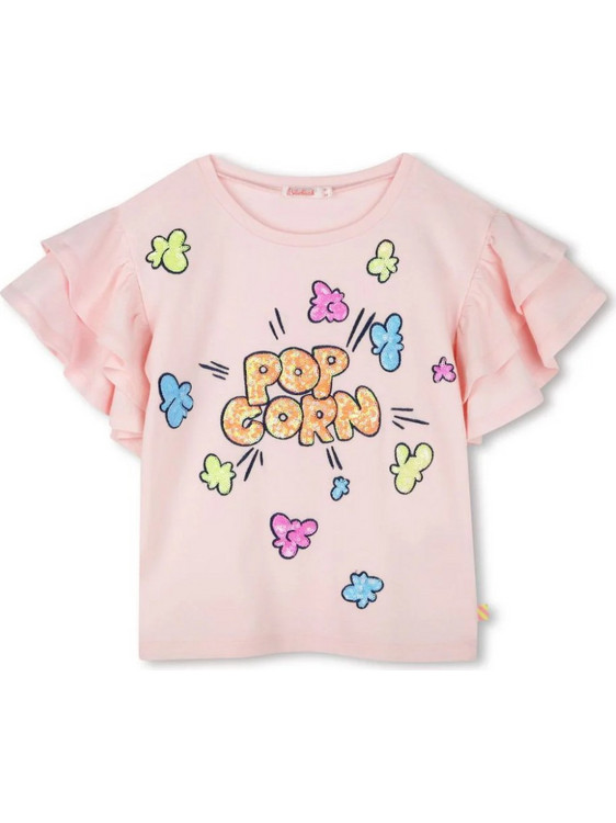Billieblush Παιδικό T-Shirt Κοντομάνικο Ροζ U20928-45X
