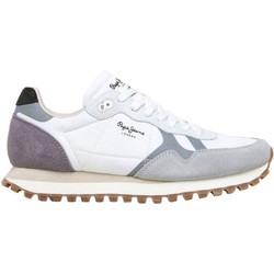 Pepe Jeans Ανδρικά Sneakers Λευκά Γκρι PMS40034-800