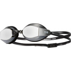 TYR Black Ops 140 EV Γυαλάκια Κολύμβησης Ενηλίκων Αντιθαμβωτικά Μαύρα Ασημί