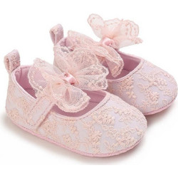Childrenland Βρεφικές Μπαλαρίνες Αγκαλιάς Ροζ D4095