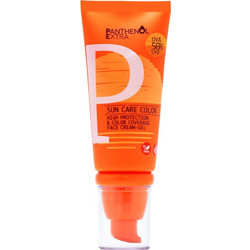 Medisei Panthenol Extra Sun Care Color Αντηλιακό Gel Προσώπου με Χρώμα SPF50+ 50ml