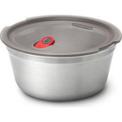 Black & Blum Δοχείο Φαγητού Inox Κατάλληλο για Φούρνο Μικροκυμάτων 950ml Γκρι Ανθρακί