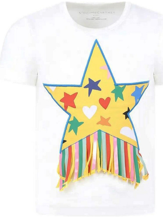 Stella McCartney Παιδικό T-Shirt Κοντομάνικο Λευκό TW8B51-101