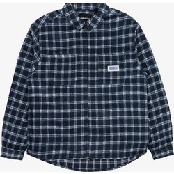 The Hundreds Ανδρικό Πουκάμισο Βαμβακερό Καρό Μακρυμάνικο Κανονική Γραμμή Navy Μπλε T23F208005