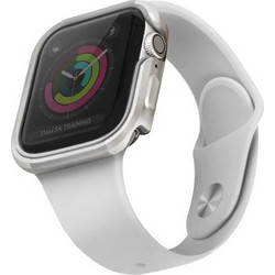 Uniq Valencia Πλαστική Θήκη για Apple Watch 4 / 5 / 6 / SE 40mm Ασημί