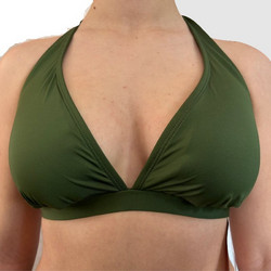 BLU4U Bikini Top Τριγωνάκι Χακί 25366082D-26