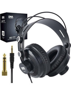 DNA HD 777 Ενσύρματα Ακουστικά Studio Over Ear Μαύρα