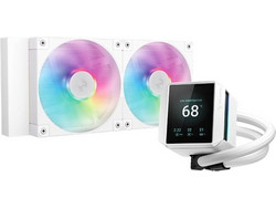 Deepcool Mystique 240 White Υδρόψυξη CPU 120mm ARGB για Socket 115x / 1200 / 1700