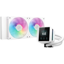 Deepcool Mystique 240 White Υδρόψυξη CPU 120mm ARGB για Socket 115x / 1200 / 1700