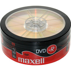 Maxell 275731.40.TE Εγγράψιμα DVD-R 16x 4.7GB 25τμχ