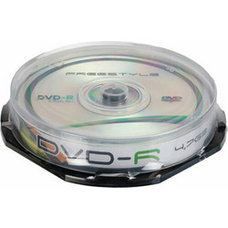 Omega Freestyle 56676 Εγγράψιμα DVD-R 16x 4.7GB Cake Box 10τμχ