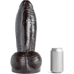 Mr. Hankeys Toys Atlas 3 Xlarge Ρεαλιστικό Dildo με Βεντούζα & Όρχεις Μαύρο