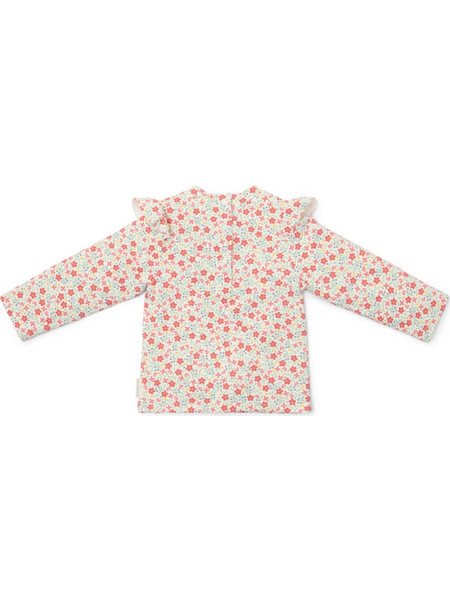 Little Dutch Sunny Flowers Αντηλιακό UV Βρεφικό Μαγιό Μπλούζα για Κορίτσι Ροζ CL25038314