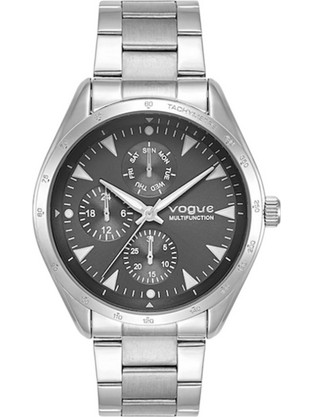 Vogue Trooper Ανδρικό Ρολόι Χρονογράφος με Ασημί Μεταλλικό Μπρασελέ 950183