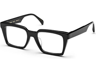 AM Eyewear O61-BL Ανδρικός Σκελετός Γυαλιών Οράσεως Κοκάλινος Μαύρος