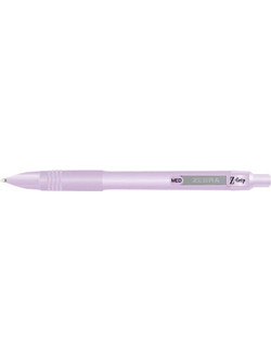 Zebra Pastel Purple Smooth Στυλό Διαρκείας 1mm Μπλε