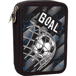 Back Me UP Goal Κασετίνα Γεμάτη με 2 Θήκες Μαύρη 357-30100