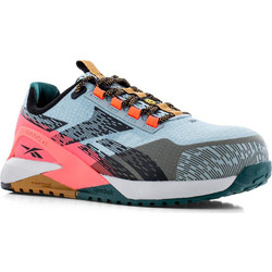 Reebok NANO X1 Αθλητικά Παπούτσια Ασφαλείας S1P Γαλάζια Ροζ Γκρι IB382S1PS