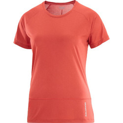 Salomon Cross Run Γυναικείο Αθλητικό T-Shirt Κοραλί C22659