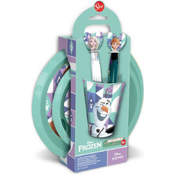 Stor Frozen Παιδικό Σετ Φαγητού Mint Green 5τμχ CZ11310