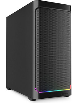 Sharkoon AK4 Black Midi Tower Κουτί Υπολογιστή RGB