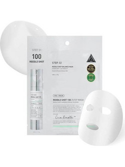 VT Cosmetics Reedle Shot 100 2-Step Sheet Μάσκα Προσώπου για Αντιγήρανση με Υαλουρονικό 26.5gr