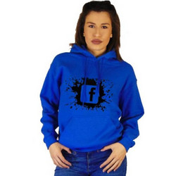 Takeposition Γυναικείο Φούτερ με Κουκούλα & Τσέπες Royal Blue 314-4500.2