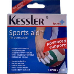 Kessler Sports Aid Ταινία Κινησιολογίας 2cm x 10m Λευκή 1τμχ