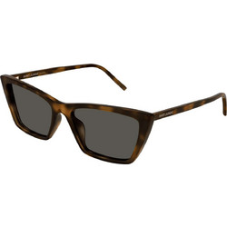 Saint Laurent SL737 003 Γυναικεία Γυαλιά Ηλίου Μάσκα Κοκάλινα Ταρταρούγα με Μαύρο Φακό