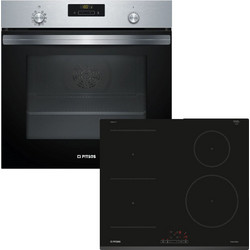 Pitsos Φούρνος Ηλεκτρικός Άνω Πάγκου 71lt 59.4cm PH27M60X2 με Επαγωγικές Εστίες CWP631T12