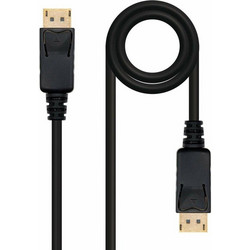 Nanocable Καλώδιο DisplayPort 1.2 to DisplayPort Male 1m Black 10.15.2301