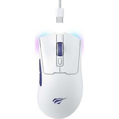Havit MS966WB Ασύρματο Gaming Ποντίκι RGB 10000 DPI White