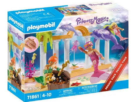 Playmobil Princess Magic Βασιλική Οικογένεια Γοργόνων & Δελφίνια για 4-10 Ετών 71861