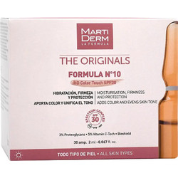 MartiDerm The Originals Formula No10 Αντιγηραντικό Ενυδατικό Serum Προσώπου για Σύσφιξη με Βιταμίνη C SPF30 30x2ml