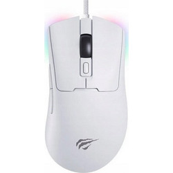 Havit MS966 Ενσύρματο Gaming Ποντίκι RGB 12000 DPI White