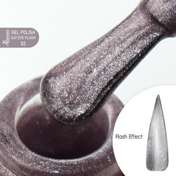 Alezori Flash 02 Cat Eye Ημιμόνιμο Βερνίκι Νυχιών 15ml