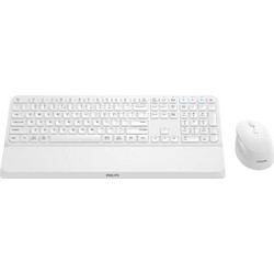 Philips SPT6607W White Ασύρματο Σετ Πληκτρολόγιο & Ποντίκι