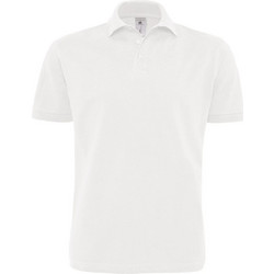 B&C Collection Ανδρική Μπλούζα Polo Κοντομάνικη Λευκή PU422
