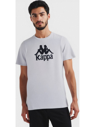 Kappa Authentic Ανδρικό Αθλητικό T-Shirt Γκρι 361N6QW-N01
