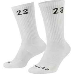 Jordan Essentials Ανδρικές Κάλτσες Ψηλές με Σχέδια Λευκές 3Pack DA5718-100
