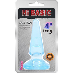 Chisa Novelties Hi Basic Sassy Πρωκτική Σφήνα 10cm Μπλε